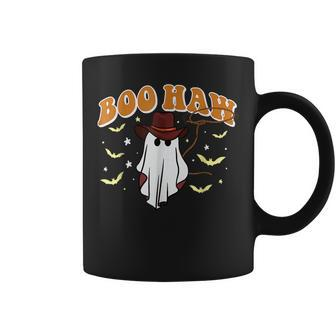 Funny Ghost Halloween Boo Haw Ghosts Cowboy Cowgirl Western Coffee Mug - Thegiftio UK