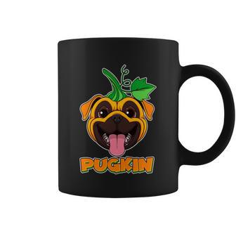 Funny Halloween Autumn Halloween Pugkin Graphic Design Printed Casual Daily Basic Coffee Mug - Thegiftio UK