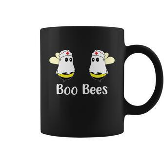 Funny Halloween Boo Bees Funny Nurse Ghost Halloween Graphic Design Printed Casual Daily Basic Coffee Mug - Thegiftio