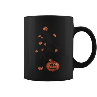 Funny Halloween Dancing Skeleton Halloween Pumpkin Graphic Design Printed Casual Daily Basic Coffee Mug - Thegiftio UK