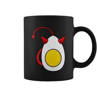Funny Halloween Deviled Egg Funny Halloween Costume Graphic Design Printed Casual Daily Basic Coffee Mug - Thegiftio UK