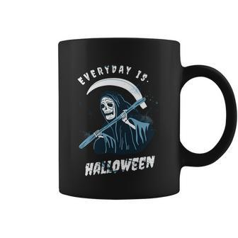Funny Halloween Everyday Is Halloween Graphic Design Printed Casual Daily Basic Coffee Mug - Thegiftio UK