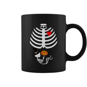 Funny Halloween Halloween Baby Skeleton Pumpkin Graphic Design Printed Casual Daily Basic Coffee Mug - Thegiftio UK