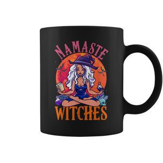 Funny Halloween Namaste Witches Halloween Spirits Witch Coffee Mug - Seseable