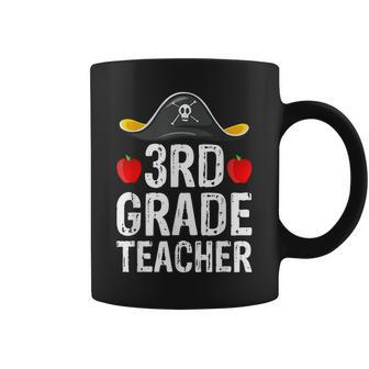 Funny Halloween Pirate 3Rd Grade Teacher Gift Coffee Mug - Thegiftio UK