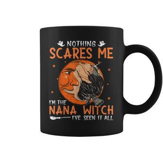 Funny Halloween Sayings Nana Witch Scary Halloween Coffee Mug - Seseable