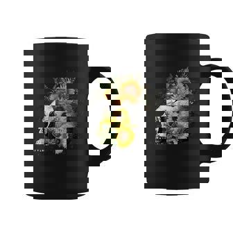 Funny Halloween Sunflower Skulls Halloween Min Graphic Design Printed Casual Daily Basic Coffee Mug - Thegiftio