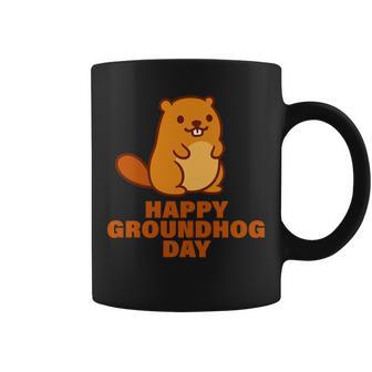 Funny Happy Groundhog Day Tshirt Coffee Mug - Monsterry