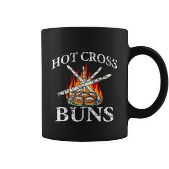 Funny Hot Cross Buns Graphic Design Printed Casual Daily Basic Coffee Mug - Thegiftio UK