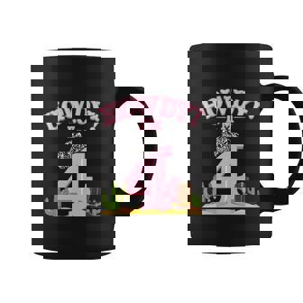 Funny Howdy Cowgirl 4Th Birthday Western Country Coffee Mug - Thegiftio