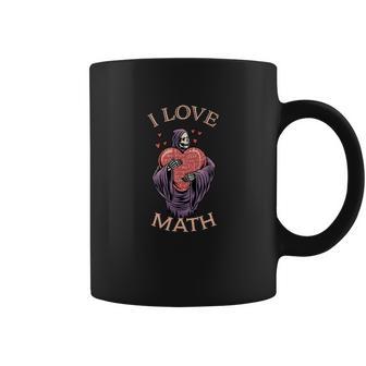 Funny I Love Math Grim Reaper Coffee Mug - Monsterry CA