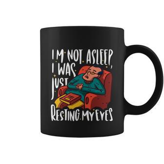 Funny Im Not Sleeping I Was Just Resting My Eyes Gift Coffee Mug - Monsterry