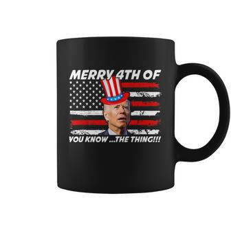 Funny Joe Biden Dazed Merry 4Th Of You Know The Thing Funny Biden 4Th Of Coffee Mug - Thegiftio