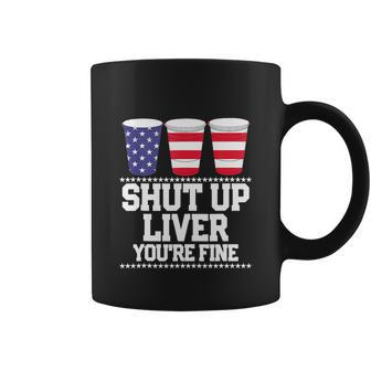 Funny July 4Th Beer Cups American Flag Coffee Mug - Monsterry