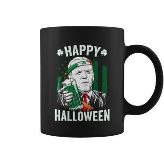 Funny Leprechaun Biden Happy Halloween For St Patricks Day Tshirt Coffee Mug - Monsterry DE