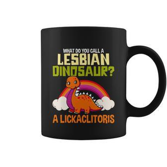 Funny Lesbian Lgbt Dinosaur Lesbians Lgbqt Cute Gift Graphic Design Printed Casual Daily Basic Coffee Mug - Thegiftio UK