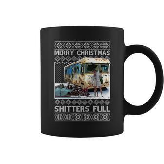 Funny Merry Christmas Shitters Full Ugly Christmas Sweater Tshirt Coffee Mug - Monsterry