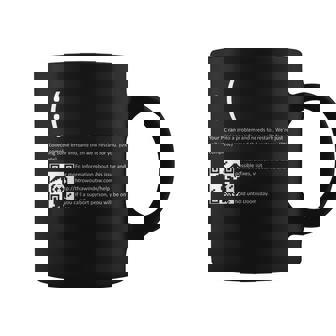 Funny Nerdy Blue Screen Of Death Windows Bsod Halloween Geek V2 Coffee Mug - Thegiftio