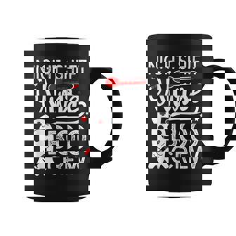 Funny Night Shift Nurse Boo Crew Halloween Costume Ghost Rn Coffee Mug - Thegiftio