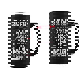 Funny Nurse Wine Lover Coffee Mug - Thegiftio UK