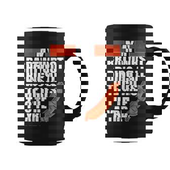 Funny Oktoberfest My Bratwurst Brings All The Girls To The Yard Tshirt Coffee Mug - Monsterry