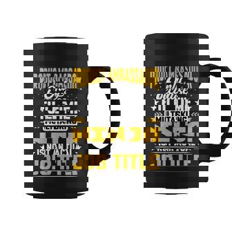Funny Product Ambassador Representative Job Title Gift Coffee Mug - Monsterry