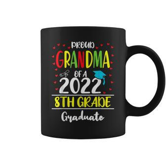 Funny Proud Grandma Of A Class Of 2022 8Th Grade Graduate Coffee Mug - Thegiftio UK