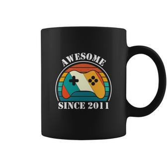 Funny Retro Vintage Since 2011 11Th Birthday 11 Years Gamer Coffee Mug - Monsterry