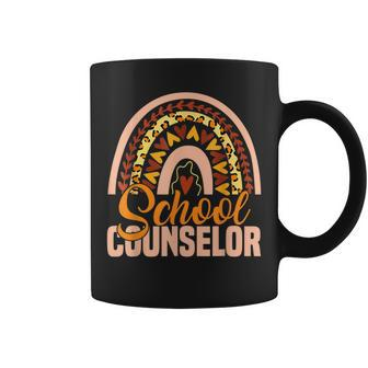 Funny School Counselor Rainbow Appreciation Back To School Coffee Mug - Thegiftio UK