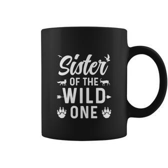 Funny Sister Of The Wild One 1St Birthday Lepard Family Coffee Mug - Monsterry CA
