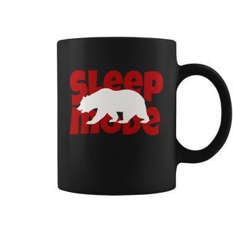 Funny Sleep Mode Love Napping Bear Lover Lazy Day Couch Potato Graphic Design Printed Casual Daily Basic Coffee Mug - Thegiftio UK