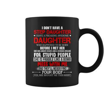 Funny Step Daughter Design For Dads And Moms Tshirt Coffee Mug - Monsterry AU