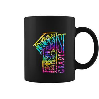 Funny Tie Dye First 1St Grade Typography Back To School Coffee Mug - Monsterry CA