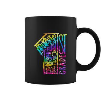 Funny Tie Dye First 1St Grade Typography Back To School Coffee Mug - Monsterry DE