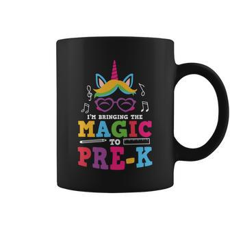 Funny Unicorn Im Bringing The Magic Pre_K Back To School Coffee Mug - Monsterry UK