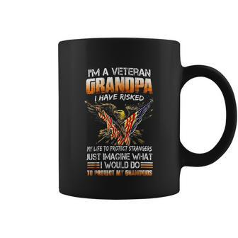 Funny Veteran Gift Grandpa Proud Vet Grandfather Fathers Day Gift Tshirt Coffee Mug - Monsterry