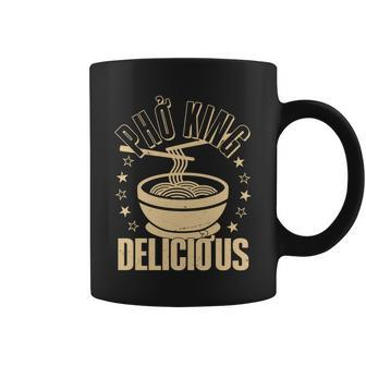 Funny Vintage Pho King Delicious Graphic Design Printed Casual Daily Basic Coffee Mug - Thegiftio UK