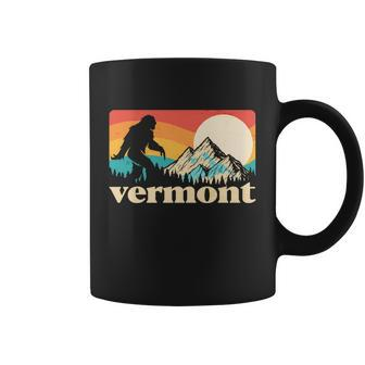Funny Vintage Vermont Bigfoot Sasquatch Wilderness Graphic Design Printed Casual Daily Basic Coffee Mug - Thegiftio UK