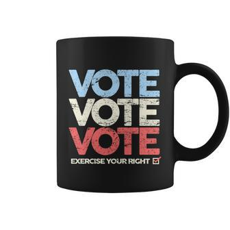 Funny Vote Vote Vote Exercise Your Right Graphic Design Printed Casual Daily Basic Coffee Mug - Thegiftio UK