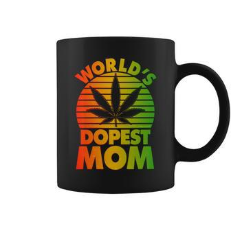 Funny Worlds Dopest Mom Coffee Mug - Monsterry DE