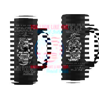 Funny You Look Like The 4Th Of July Makes Me Want A Hot Dog V3 Coffee Mug - Seseable