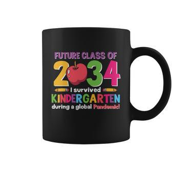 Future Class Of 2034 Kindergarten Back To School First Day Of School Coffee Mug - Monsterry