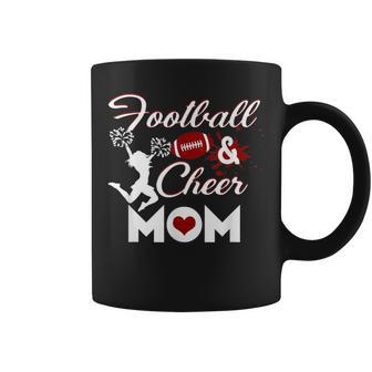 Game Day Football And Cheer Mom School Sports Funny Football Coffee Mug - Thegiftio UK