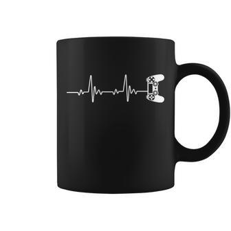 Gamer Controller Heartbeat Pules Coffee Mug - Monsterry CA