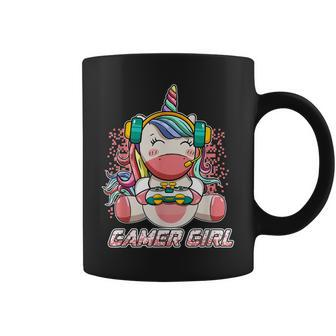 Gamer Girl Unicorn Gaming Cute Video Game Gifts Women Girls Coffee Mug - Thegiftio UK