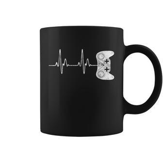 Gamer Heartbeat Great Gift Video Game Lover Funny Gift Funny Gift Coffee Mug - Thegiftio UK