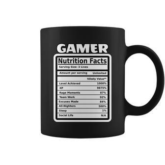 Gamer Nutriotion Facts Coffee Mug - Monsterry CA