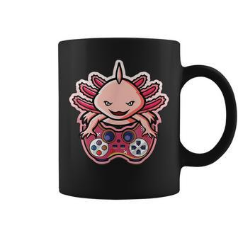 Gaming Axolotl Kids Boys Gamers Kawaii Video Game Coffee Mug - Thegiftio UK