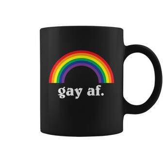 Gay Af Awesome Lgbt Gay Pride Queer Rainbow Coffee Mug - Thegiftio UK