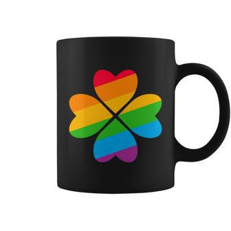 Gay Pride Flag Shamrock Lgbt St Patricks Day Parade Graphic Design Printed Casual Daily Basic Coffee Mug - Thegiftio UK